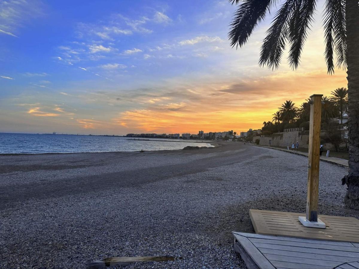Piso A Pie De Playa Con Piscina Y Vistas Al Mar Apartment Benicàssim Exterior foto